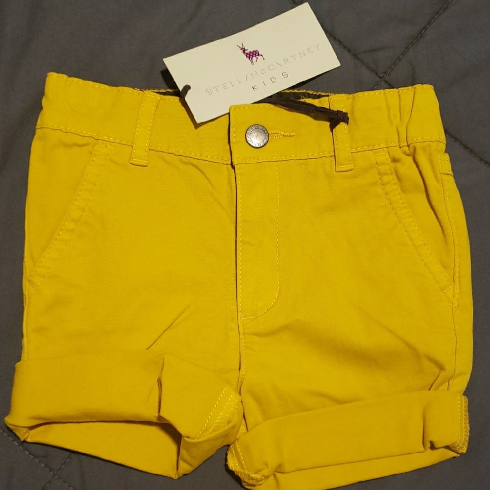 Stella McCartney Kids Yellow Shorts
